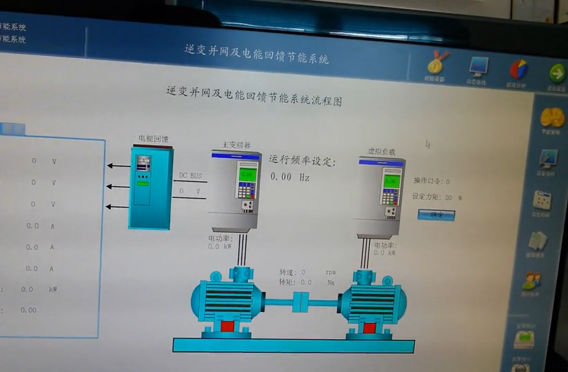 時(shí)代科儀電機(jī)對(duì)拖測(cè)功機(jī)并網(wǎng)逆變裝置在建筑大學(xué)應(yīng)用案例效果